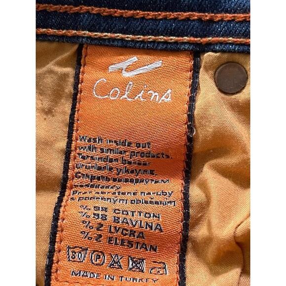 Colins Jeanswear Zoe Jeans Womens Size 2/26 Med Wash Mid Rise Flare Distressed - Picture 10 of 11